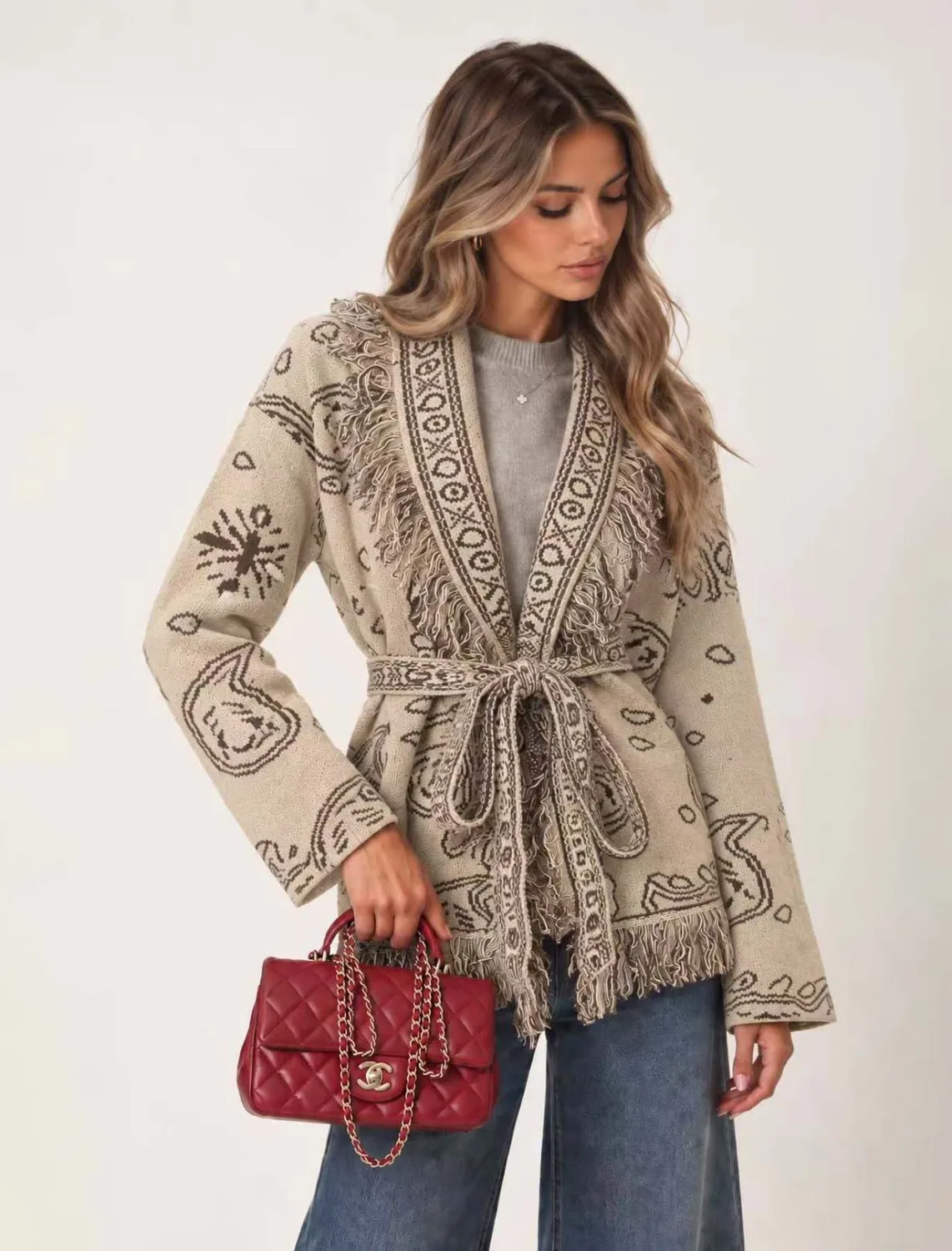 CARDIGAN FRANGE